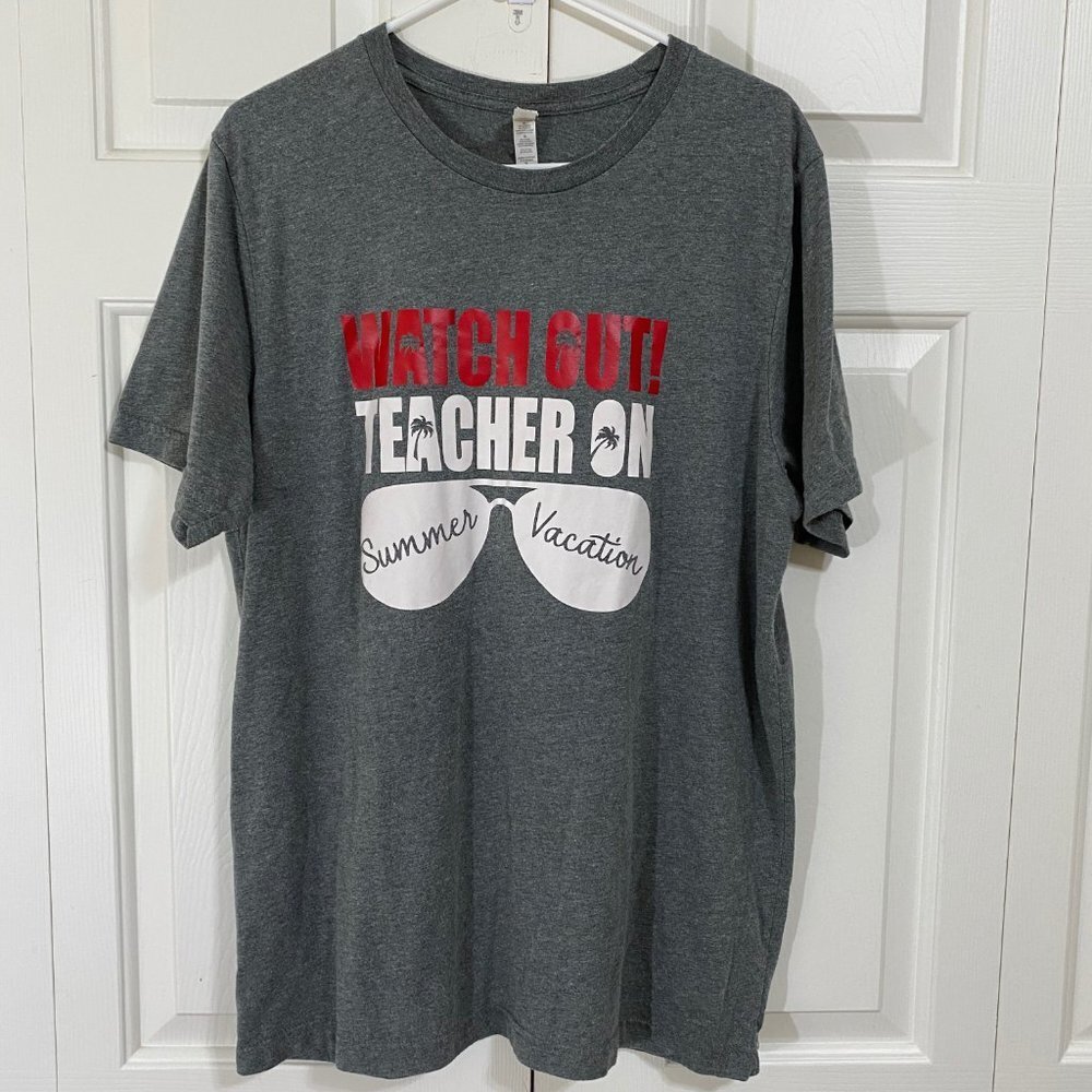 Bella Canvas Teacher T Shirt Size XL - Picture 2 of 9